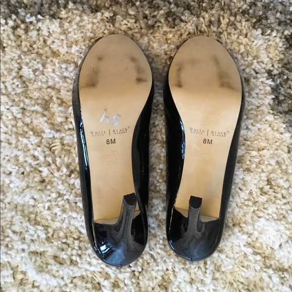 White House Black Market Peep Toe Pumps 8M - Picture 4 of 4